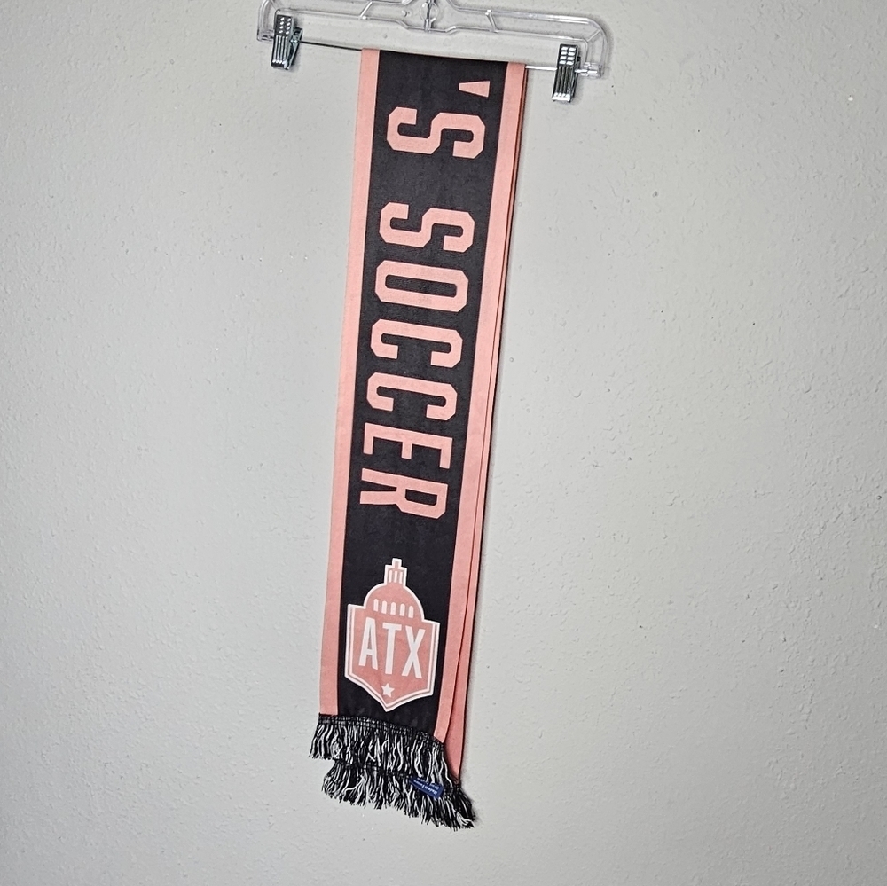 ATX Womens Soccer Pink Black‎ Scarf 2024 Austin Texas
